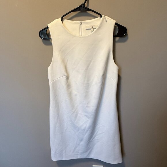 Tibi Structured Crepe Sleeveless Dress - 4 - Picture 1 of 8